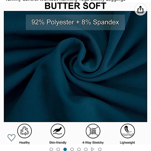 DIBAOLONG Womens High Waist Yoga Pants Cutout Ripped Tummy Control | XL - Picture 3 of 7